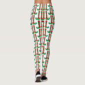 Leggings Jolies oeufs d'elfes de Noël pour la fête des Fête (Dos)