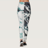 Leggings Jolies vagues de mer (Dos)