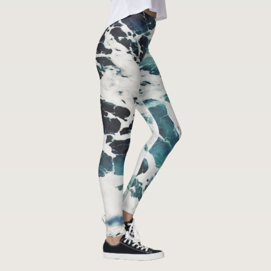 Leggings Jolies vagues de mer (Droite)