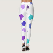 Leggings Jolis cœurs colorés (Dos)