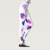 Leggings Jolis cœurs colorés (Droite)