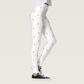 Leggings Jolis Cœurs Rose Pastel (Droite)