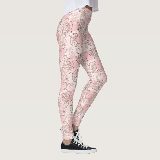 Leggings Jolis Jambes Brown Rose (Droite)