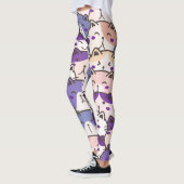 Leggings Jolis motifs mignons Chats Chatons, Moderne (Gauche)