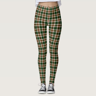 Leggings Jolly Holly plaid