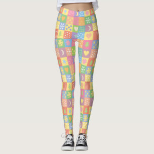 Leggings JollyKins Pastel Patchwork