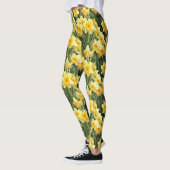Leggings Jonquilles jaunes de ressort (Gauche)