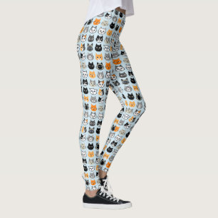 Leggings Jote Chat face Motif Légendes cool Amoureux de l