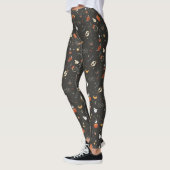 Leggings Jote Éffrayant Whimsical Halloween Motif Arrière - (Gauche)
