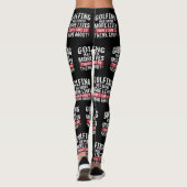 Leggings Jouer au golf a sauvé plus de vies que le soin d'I (Dos)