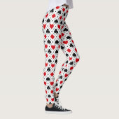 Leggings Jouer des symboles de cartes (Droite)