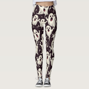 Leggings Jouer Motif fantôme d'horreur pour la nuit d'Hallo