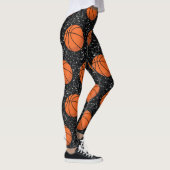 Leggings Joueur de basket-ball Ball Parties scintillant noi (Droite)