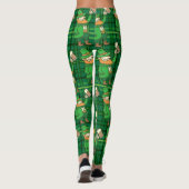 Leggings Jour de la Saint Patrick amusant Leprachaun Boire (Dos)