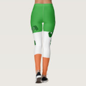 Leggings Jour de la Saint Patrick crâne au drapeau irlandai (Dos)