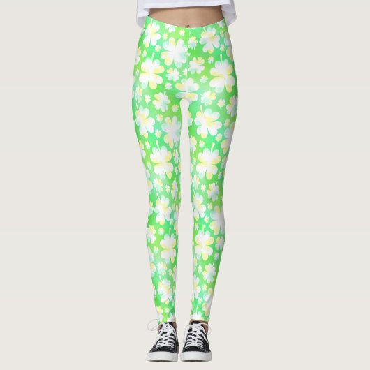 Leggings Jour de la Saint Patrick irlandais vert mignon de (Devant)