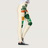 Leggings Jour de la Saint Patrick Wee Little Hooligan Drôle (Droite)
