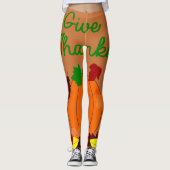 Leggings Jour de l'Action de grâce (Devant)