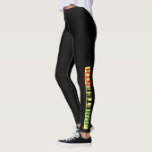 Leggings Jour de l'Indépendance noire du 11 juin (Gauche)