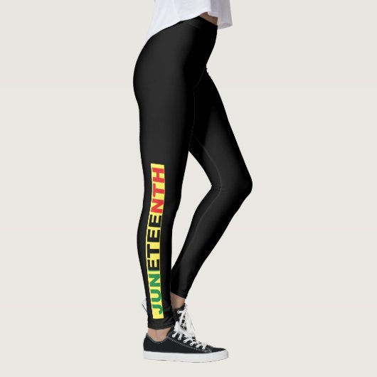 Leggings Jour de l'Indépendance noire du 11 juin (Droite)