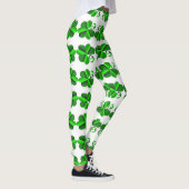 Leggings Jour de St Patrick. Élément de trèfle (Droite)