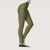 Leggings Jour Décoratif Rouge Vert Legs (Droite)