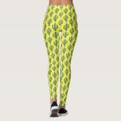 Leggings Jour des morts heureux Cactus Patterned (Dos)