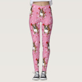 Leggings Jour des Valentines de Bulldog (Devant)