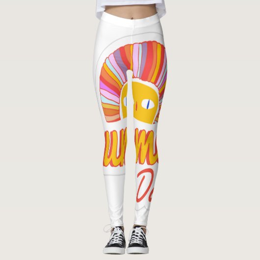 Leggings Jour d'été (Devant)