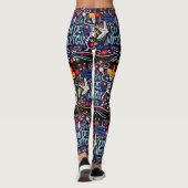 Leggings Jour Dia De Los Muertos De L'Halloween Morte (Dos)