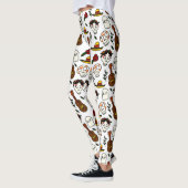 Leggings jour du doodle mort (Gauche)