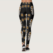 Leggings Jour du motif mort (Dos)