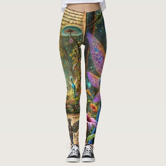 Leggings Journal de blocage Whimsical (Devant)