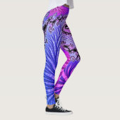 Leggings Joyau coloré Vibrant Tone Funky Spiral Fractal (Droite)