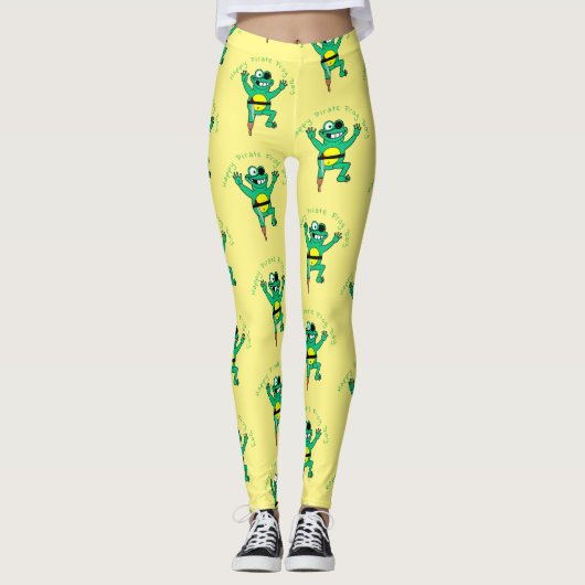 Leggings Joyeuse journée de la grenouille pirate Thunder_Co (Devant)