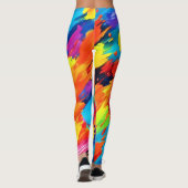 Leggings Joyeuse peinture couleur explosion (Dos)