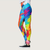 Leggings Joyeuse peinture couleur explosion (Gauche)
