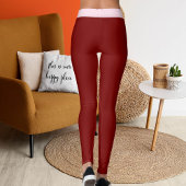 Leggings Joyeuse Saint-Valentin amateurs d'animaux Rouge Pe