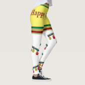Leggings Joyeuses Fêtes Chaussette de Noël (Droite)