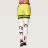 Leggings Joyeuses Fêtes Chaussette de Noël (Dos)