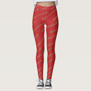 Leggings Joyeuses jambes des femmes de Noël