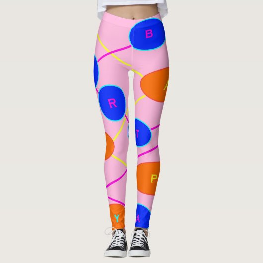 Leggings Joyeux anniversaire (Devant)