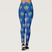 Leggings Joyeux Chanoukah ! Menorah (Dos)