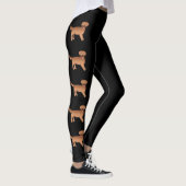 Leggings Joyeux Chiens caricaturaux Red Golden Retriever (Droite)