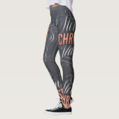 Leggings Joyeux CHRISTmas Christian Jesus Dieu Chalkboard (Gauche)