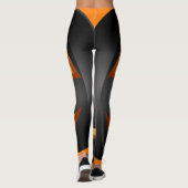 Leggings Joyeux Citrouille Éffrayant Halloween (Dos)