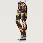 Leggings Joyeux enfants d'Halloween en costumes (Gauche)