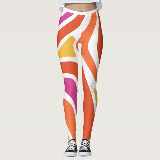 Leggings Joyeux et coloré (Devant)