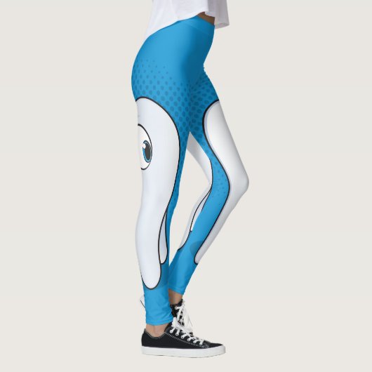Leggings Joyeux Et Triste Dents (Droite)
