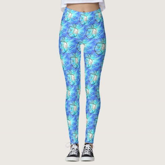 Leggings Joyeux Hanoukka (Devant)